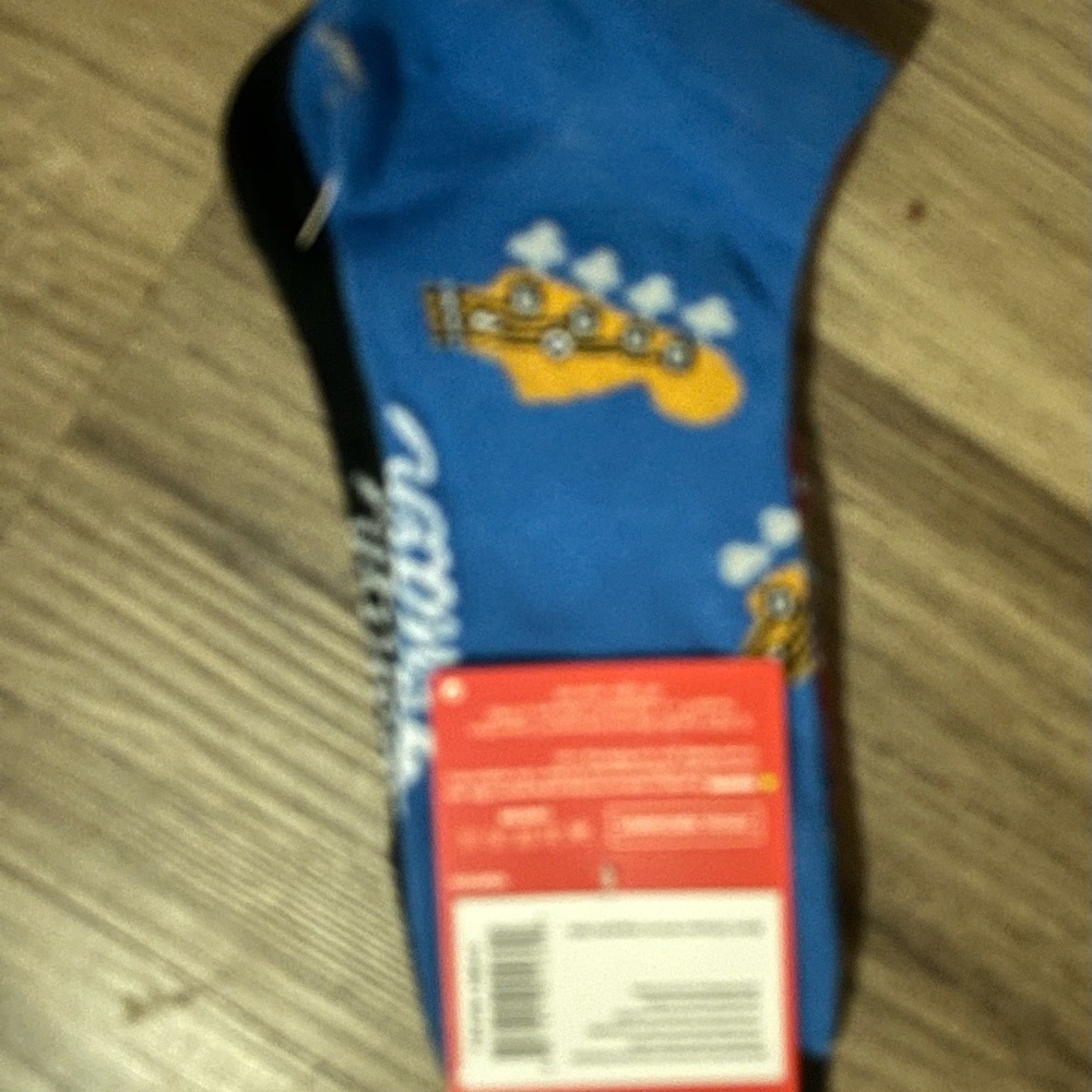 Fender Blue and Yellow Guitar Socks